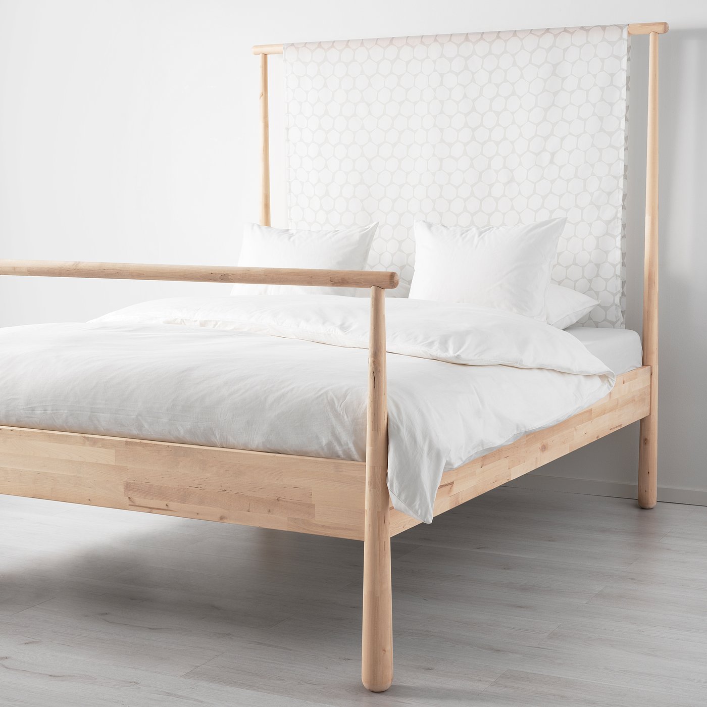 GJÖRA Bed frame birch, Leirsund IKEA