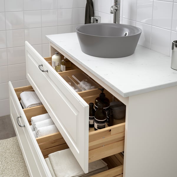 Godmorgon Tolken Kattevik Wsh Stnd W Countertop 40 Wash Basin
