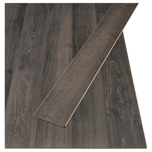 Grasmark Laminated Flooring Oak Effect Black Antique Effect 2 06 M Ikea
