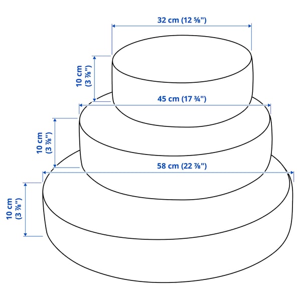 Illustration with measurements for the product: GREJSIMOJS.