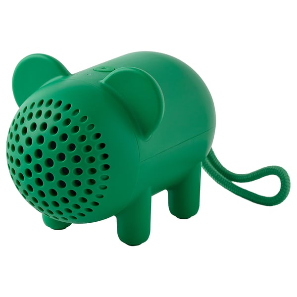 GREJSIMOJS Portable Bluetooth speaker, mouse/green