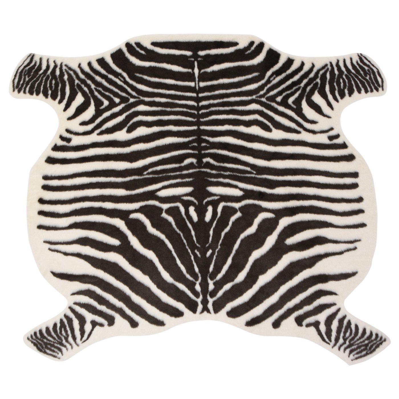 GRENSTEN Rug zebra white/brown IKEA