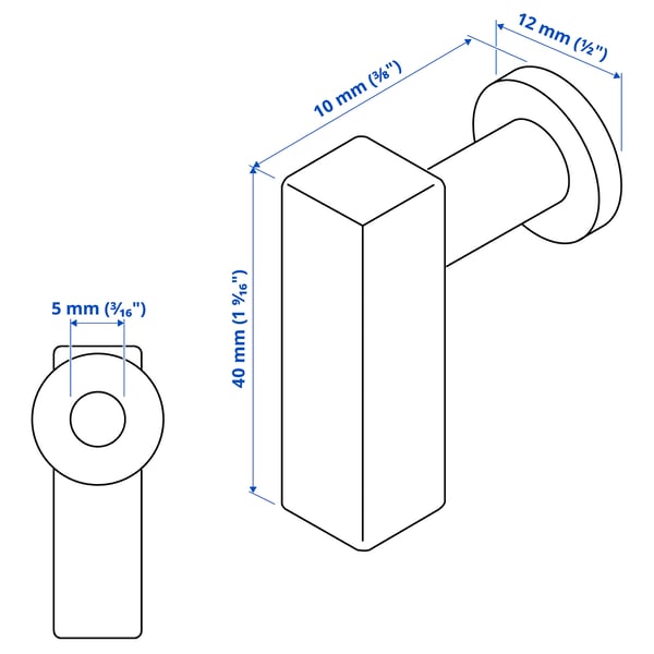 Illustration with measurements for the product: GRIBBOL.