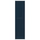 Option: GRIMO: blue 2-panel door with wide frames, soft-close hinges, fiberboard, and beveled inner edges.