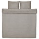 Grey GROVSNÄRJA duvet set: soft, warm, brushed cotton flannel bedding.