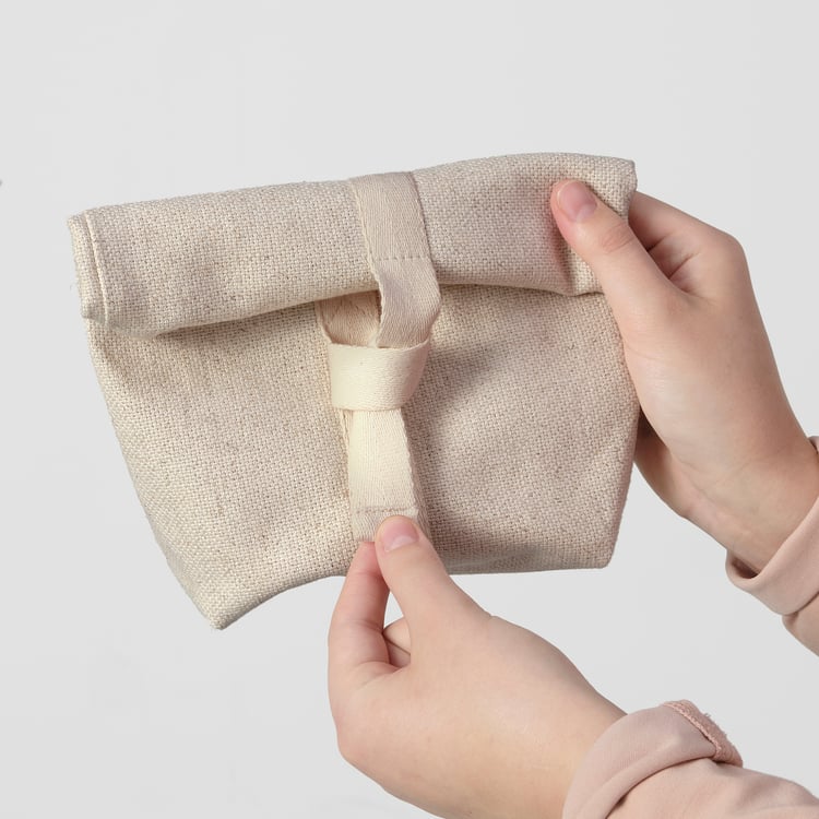 Snack bag, HAJMAL, fabric, 14x6x22 cm IKEA