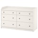 HAUGA chest with 6 drawers, simple modern design, good storage.
