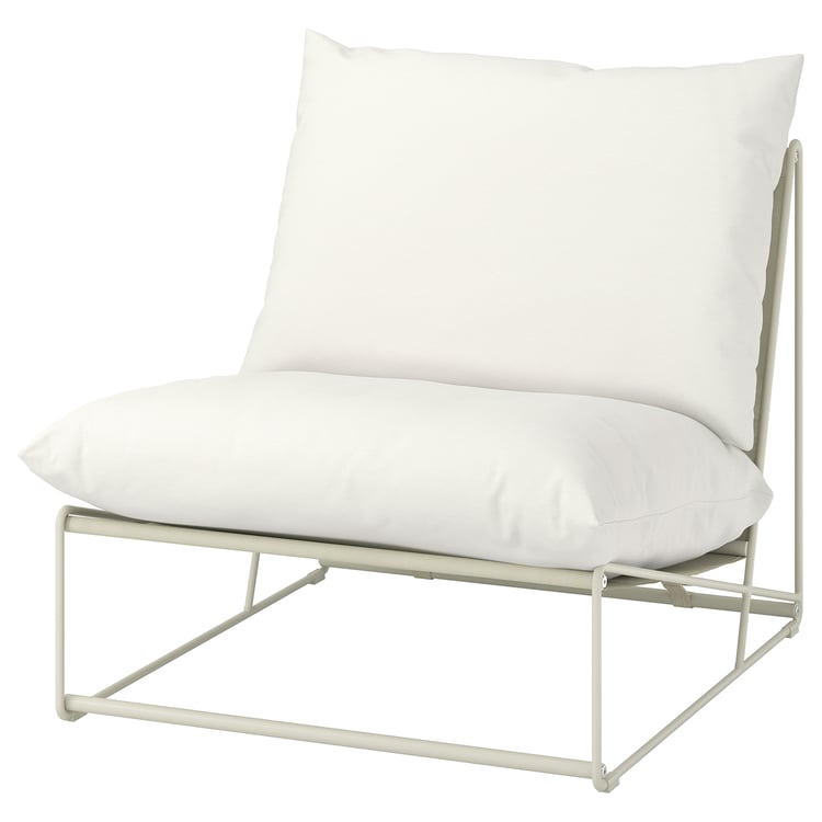 HAVSTEN Easy chair, in/outdoor, beige, 83x94x90 cm IKEA