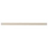 A beige kitchen cabinet front called HAVSTORP, known for its smooth, modern design.