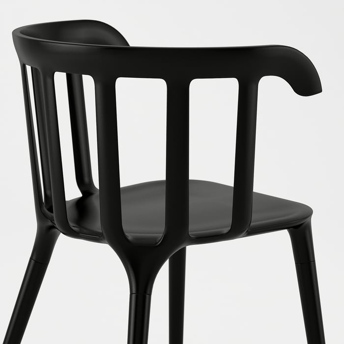 IKEA PS 2012 chair with armrests, black IKEA