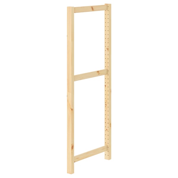 IVAR wooden frame, natural. Upright rectangle, simple design.