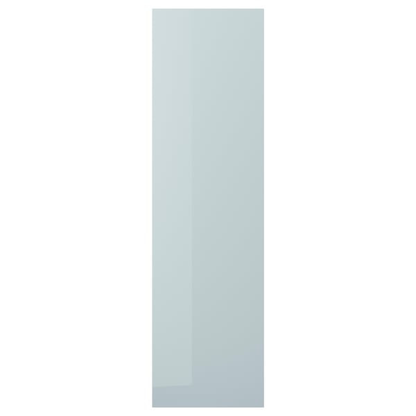 KALLARP high-gloss grey-blue cover panel, rectangular shape, modern design.