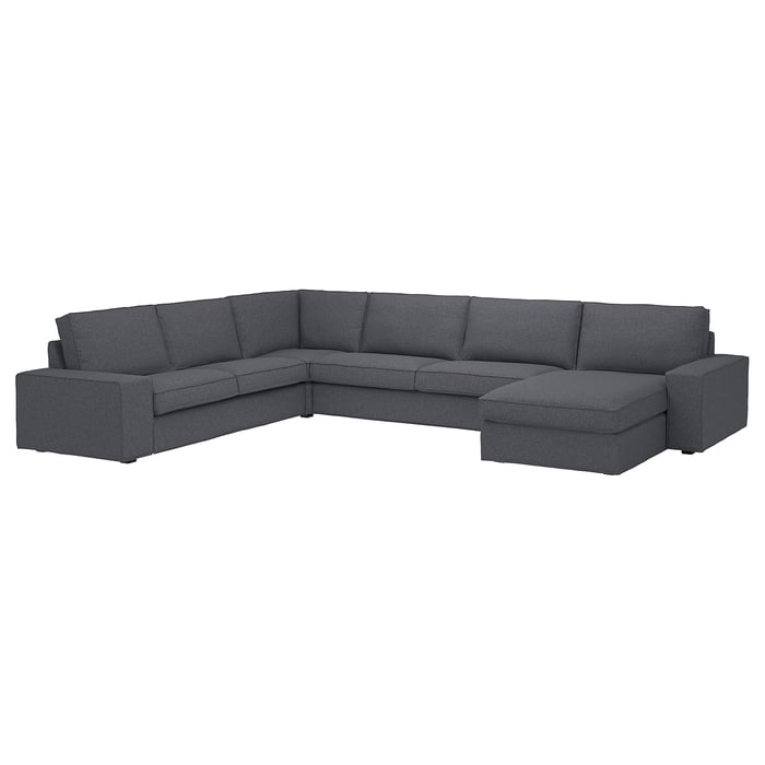 KIVIK Corner sofa, 6seat w chaise longue IKEA