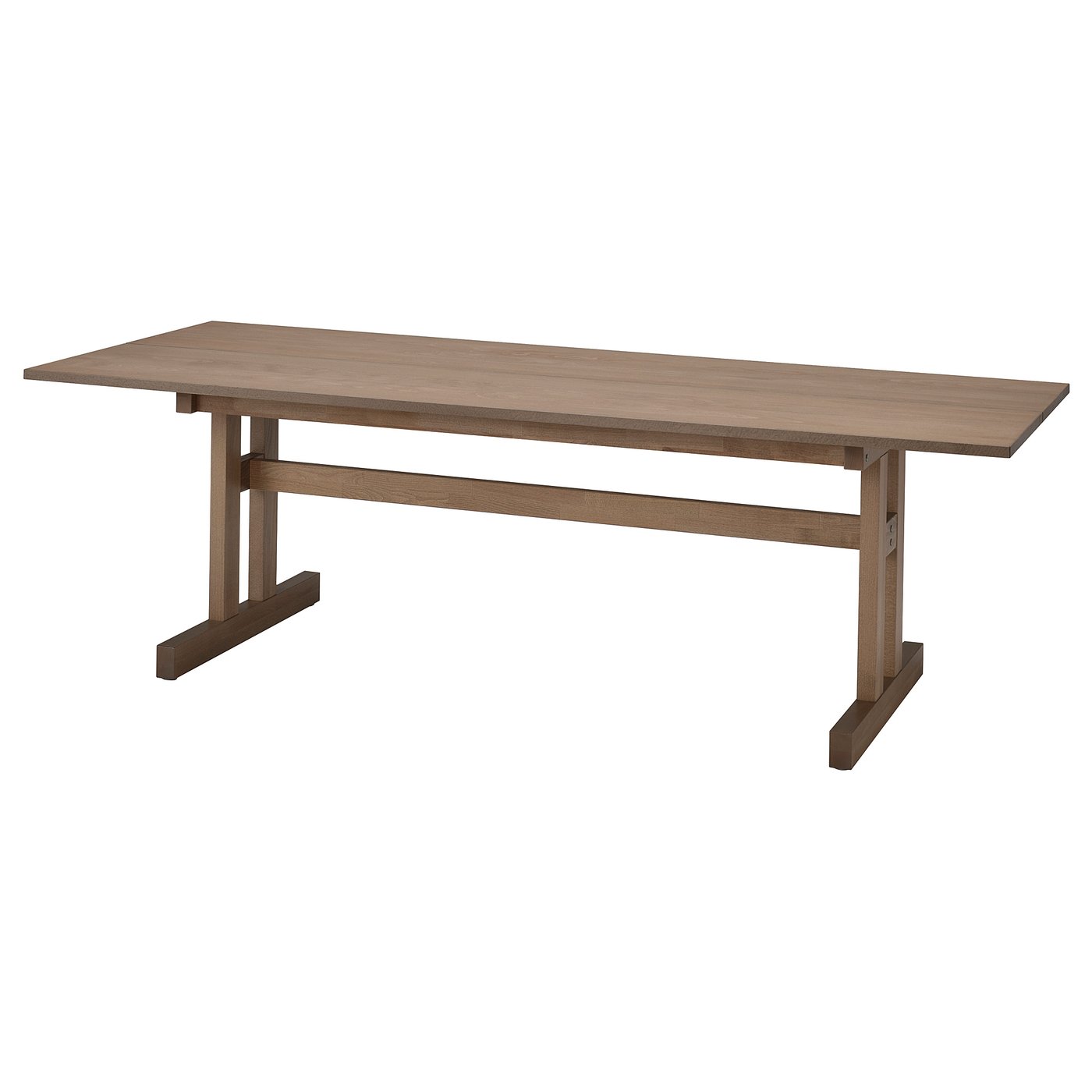 KLIMPFJÄLL dining table, grey-brown, 240x95 cm - IKEA