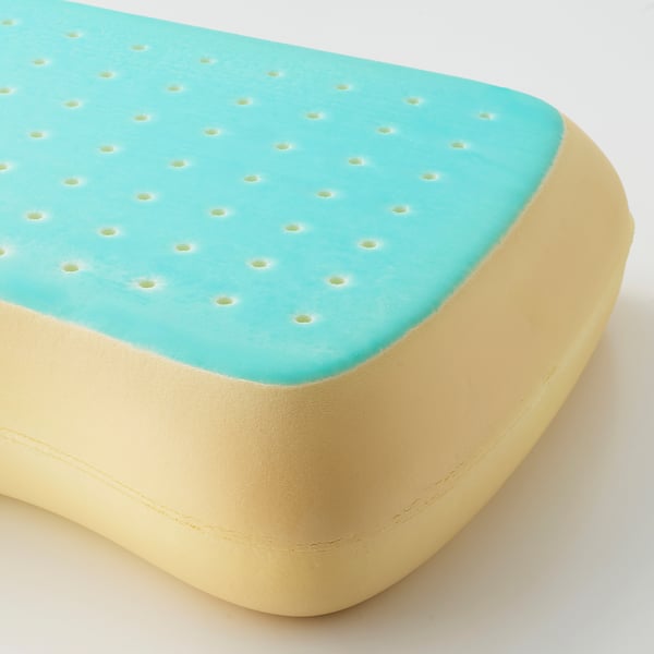 KLUBBSPORRE Ergonomic pillow, side/back sleeper, 53x65 cm