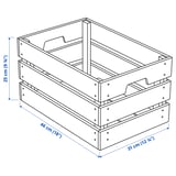 Illustration with measurements for the product: KNAGGLIG.