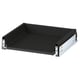 KNIVSHULT black drawer, sleek design, smooth finish, dark interior, metallic runners.