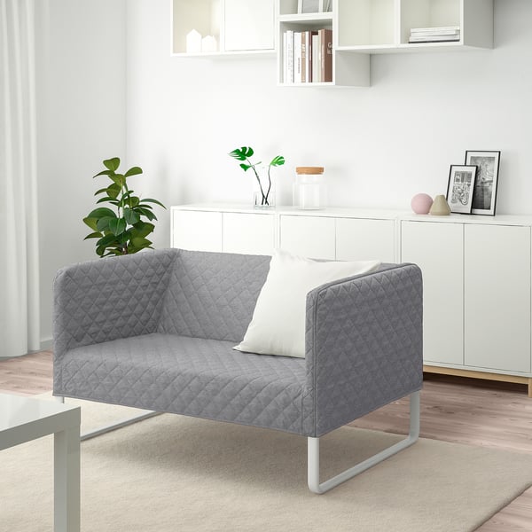 KNOPPARP 2seat sofa, Knisa light grey IKEA
