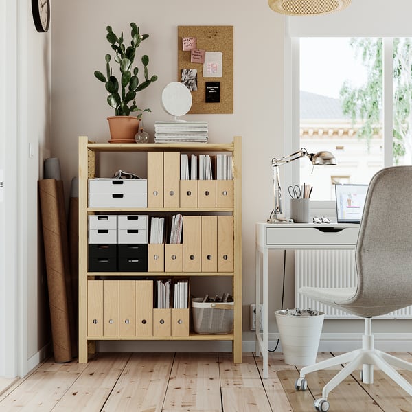 KNUFF Magazine file set of 2, birch plywood