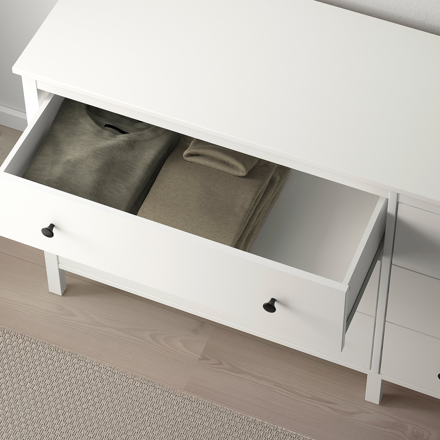 Chest of 6 drawers, KOPPANG, white, 172x83 cm - IKEA