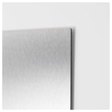 Sleek metal-finished picture frame. Displays artwork with a 3d effect.