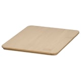 KUGGIS bamboo lid. Square flat surface, natural color, smooth finish.