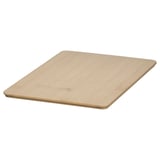 KUGGIS bamboo lid, natural color, rectangular shape, smooth design.