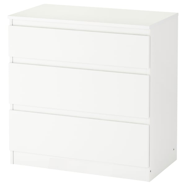 Kullen Chest Of 3 Drawers White Ikea