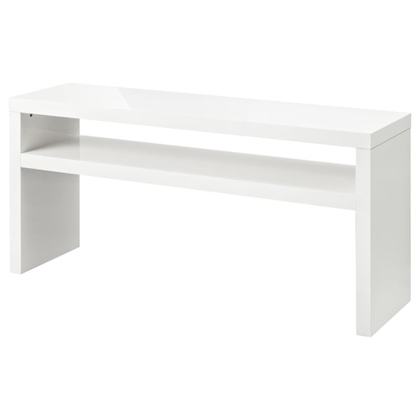 Console table, LACK, white, 140x39 cm IKEA