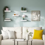 LACK Wall shelf, white, 30x26 cm