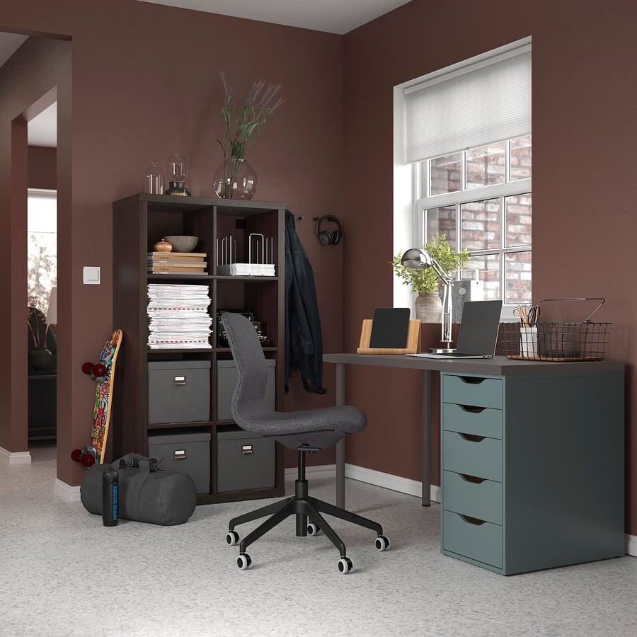 LAGKAPTEN table top, dark grey, 120x60 cm IKEA