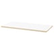 Option: LAGKAPTEN white table top, wooden pattern edge, pre-drilled holes, honeycomb paper filling.