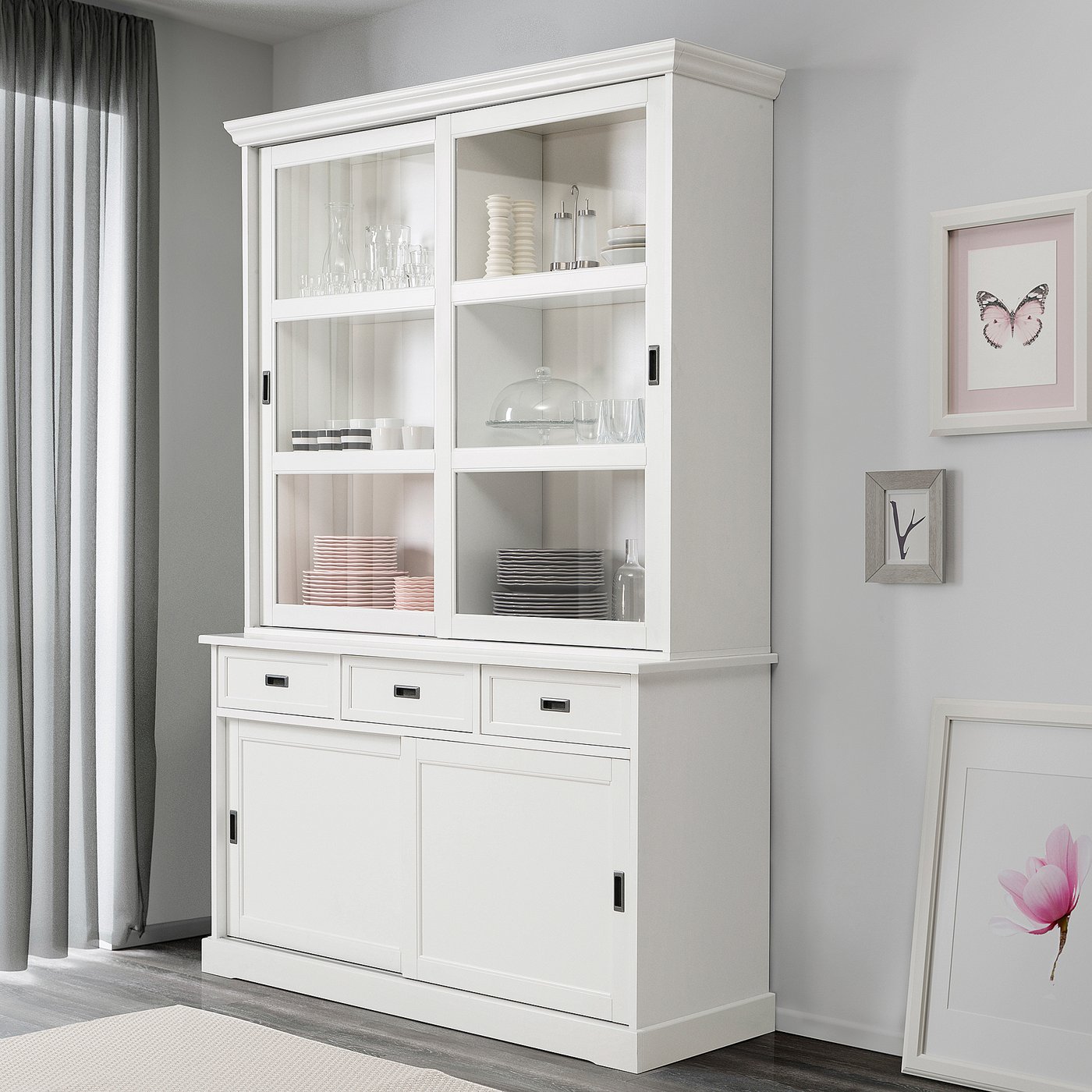 LARSFRID Buffet with top white IKEA