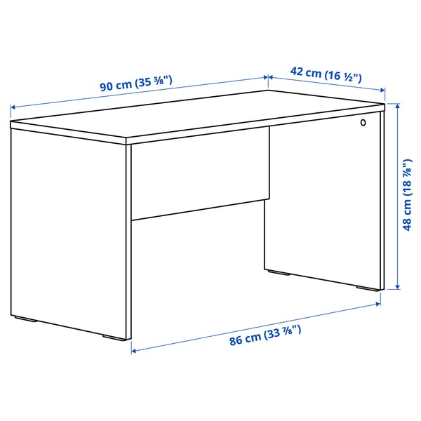 Illustration with measurements for the product: LASTARE.