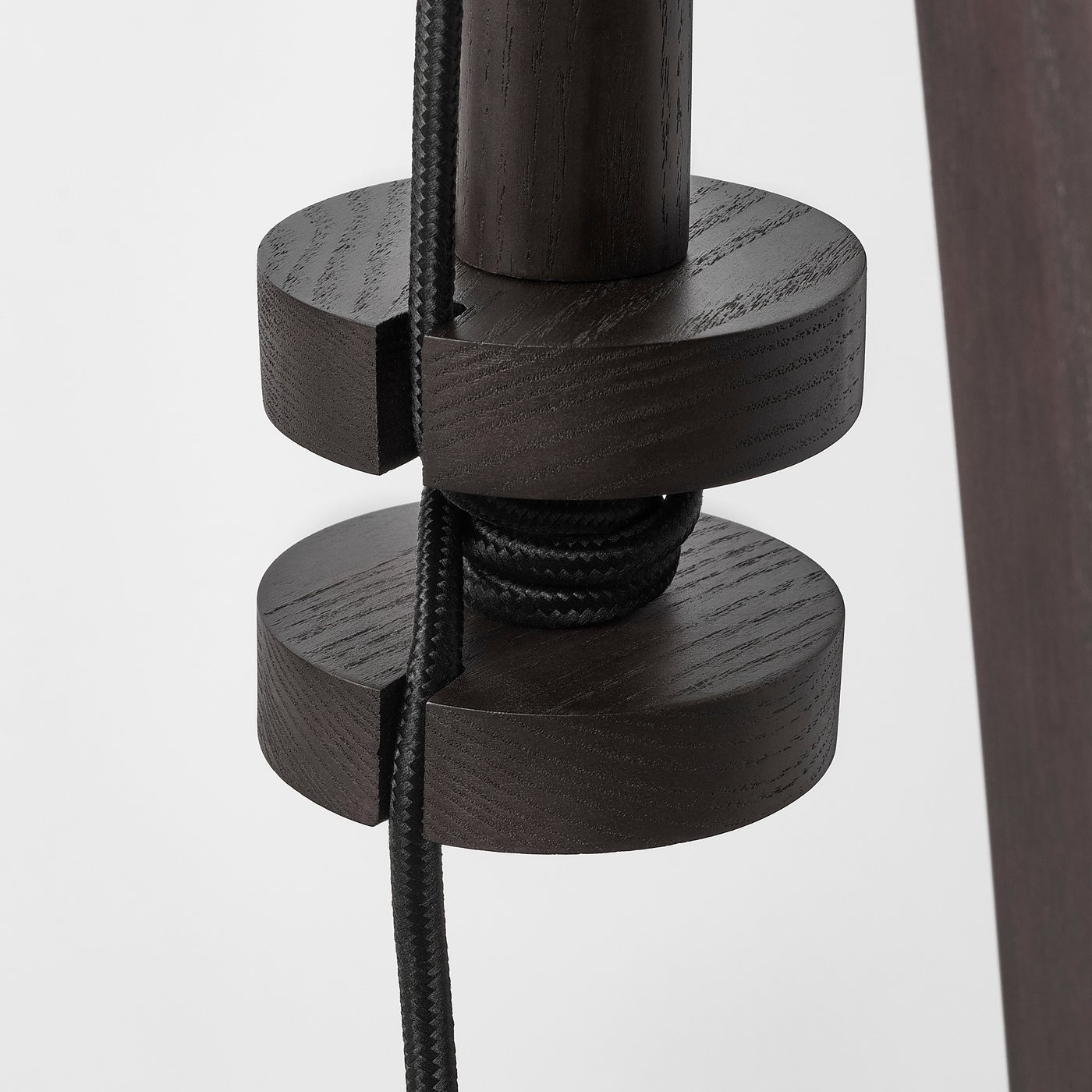 Floor lamp, LAUTERS, brown ash - IKEA