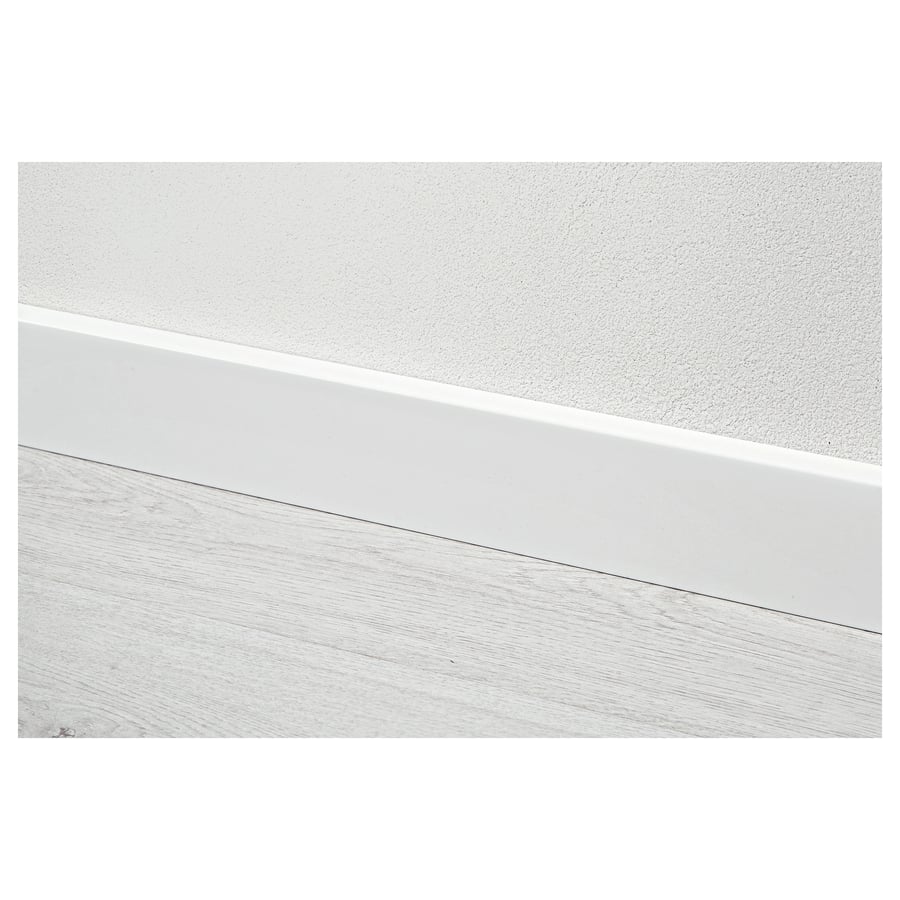 Skirtingboard, LAVHED, white, 8x200 cm IKEA