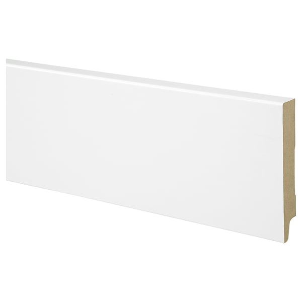 LAVHED skirtingboard, white, 12x200 cm IKEA