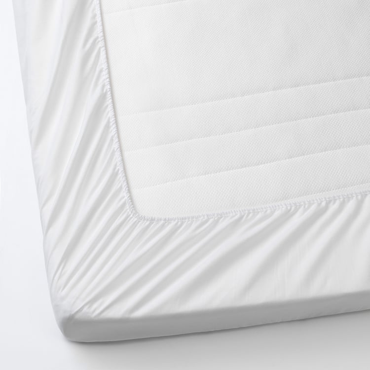 LENAST mattress protector, white, 60x120 cm IKEA