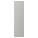 LERHYTTAN kitchen doors, grey, solid wood with beveled edges, traditional look, birch veneer, rectangular.