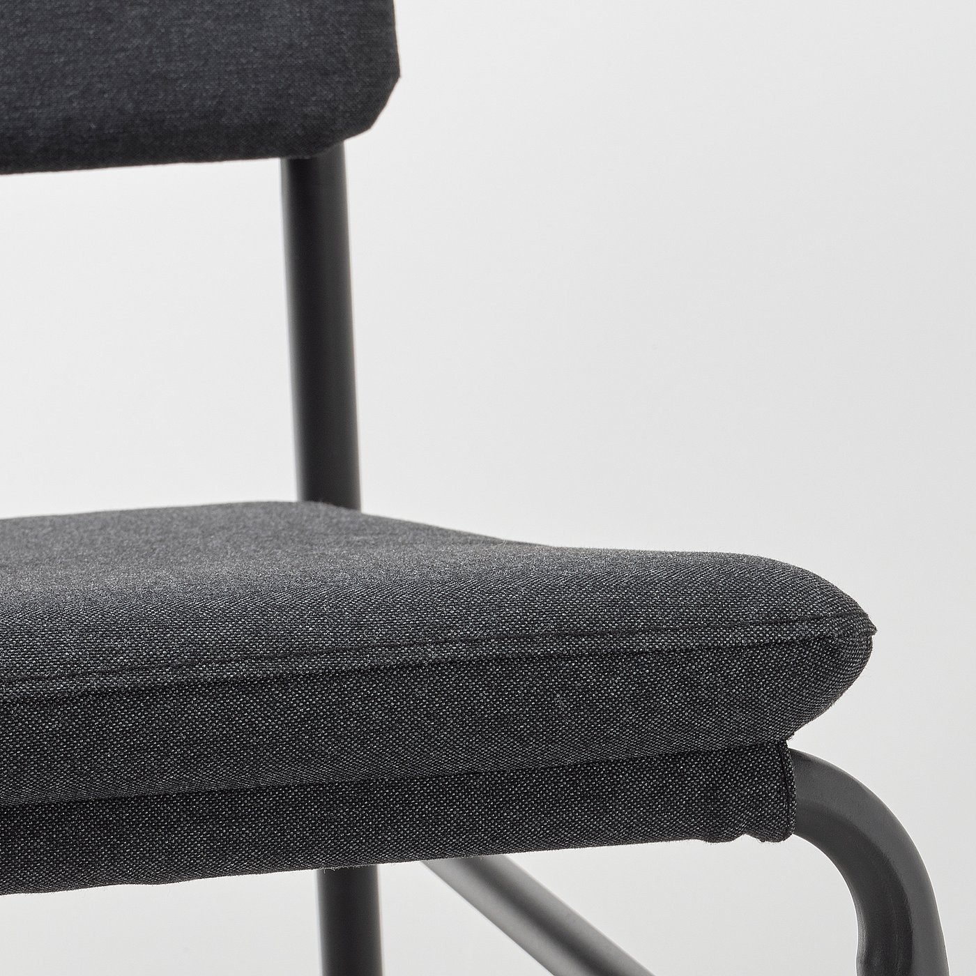 Easy chair, LINNEBÄCK, dark grey - IKEA