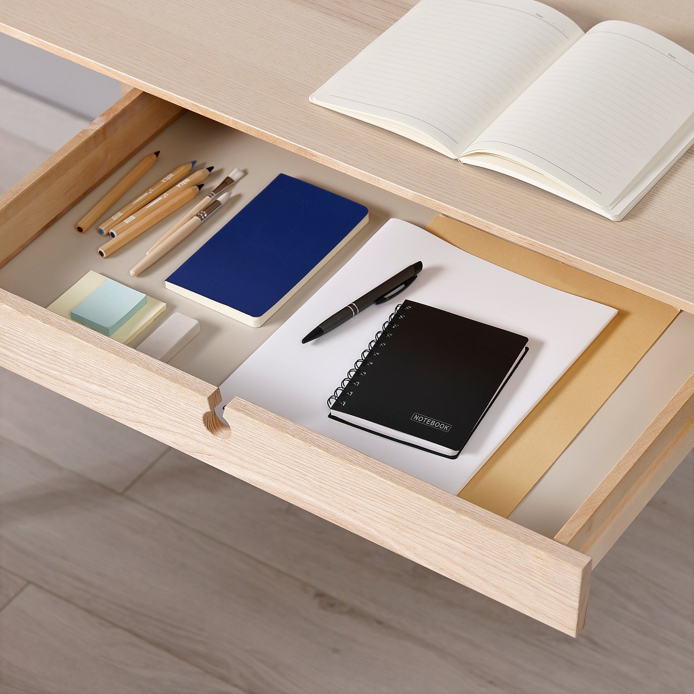 LISABO desk, ash veneer, 128x65 cm - IKEA