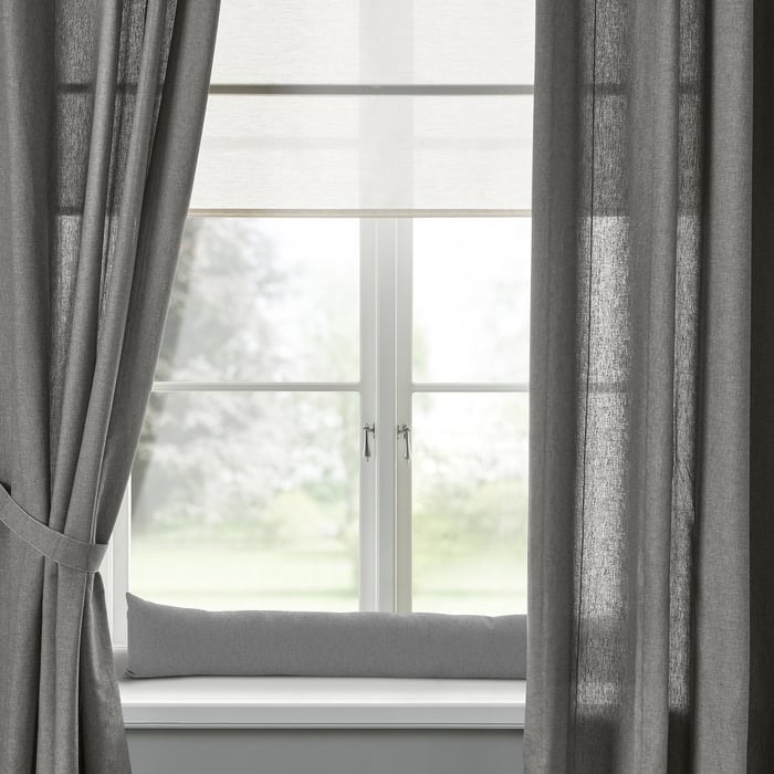 LJUNGSNÄRJA draft stopper, dark grey, 85 cm IKEA