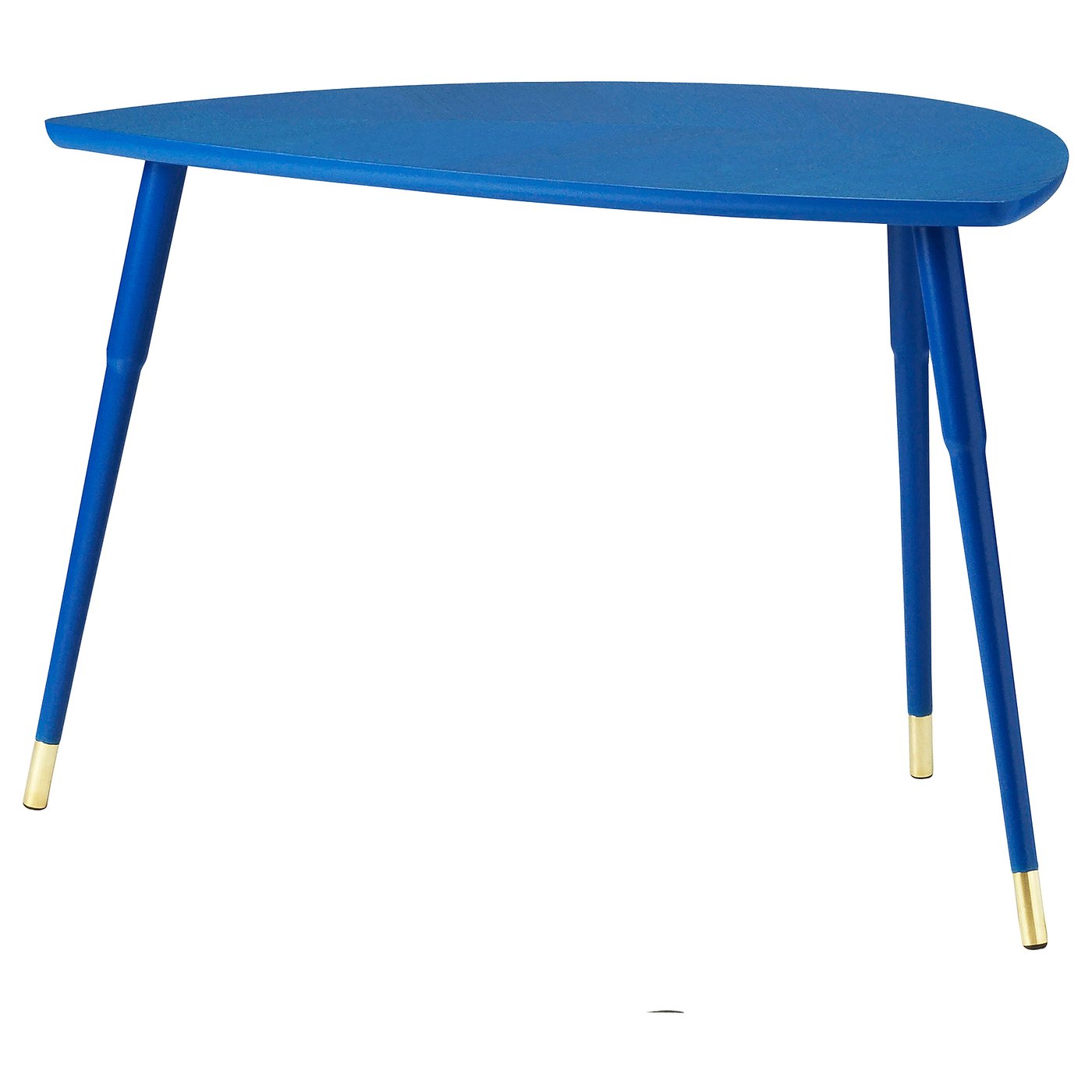 美品☆ IKEAイケア LÖVBACKEN 青 サイドテーブル LÖVBACKEN side table, blue, 77x39 cm - IKEA