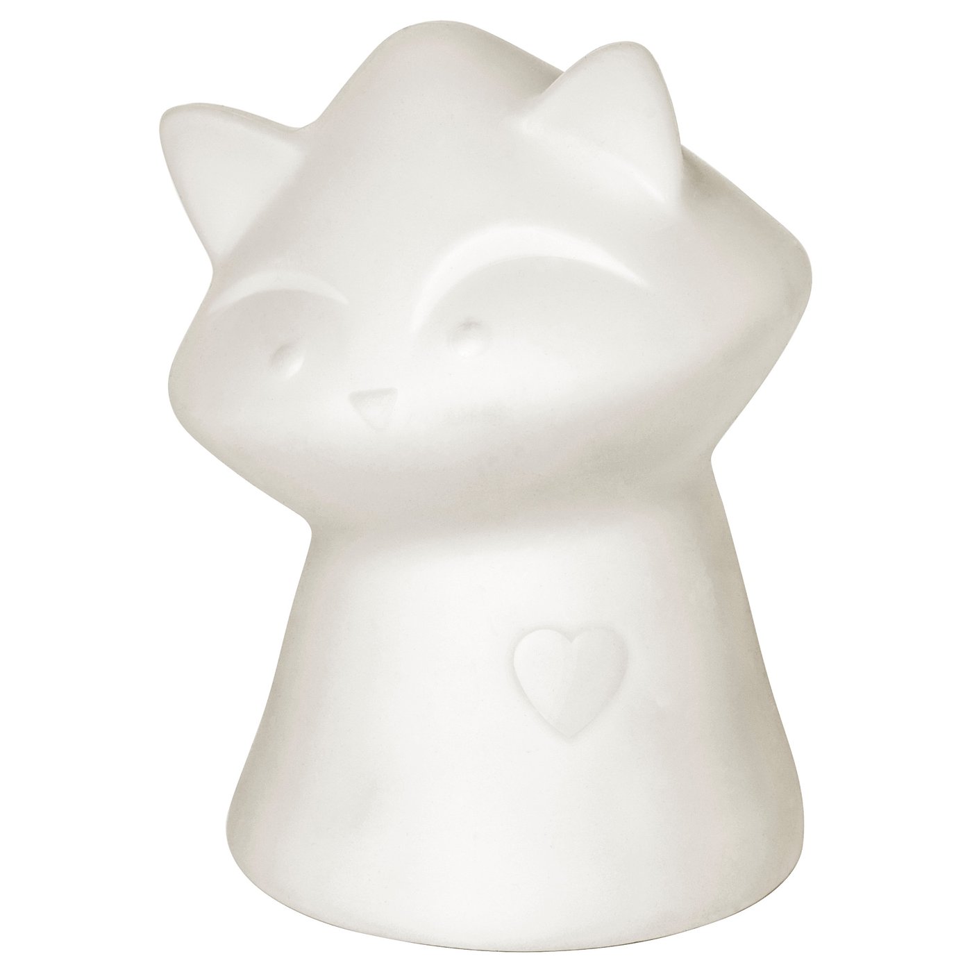 LURIGA LED night light white, raccoon IKEA