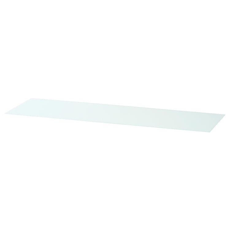 Glass top, MALM, white, 160x48 cm IKEA