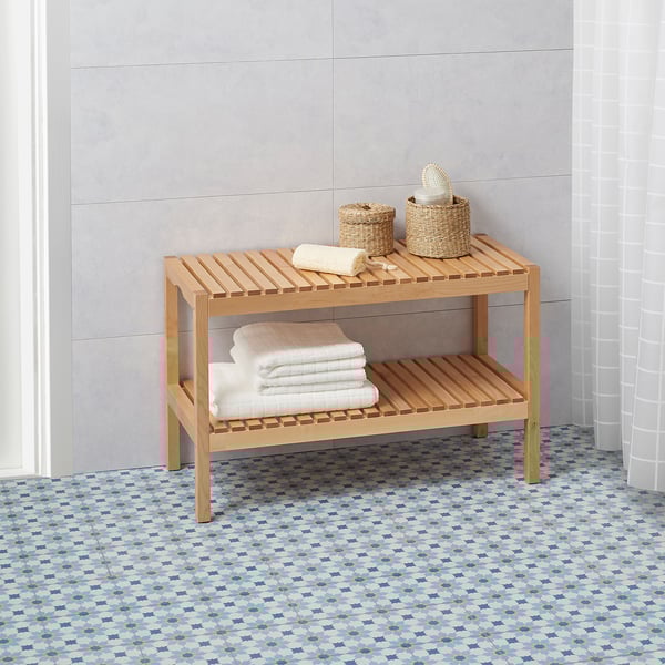 markyta floor wall tile small flowers light blue 1 97 m ikea