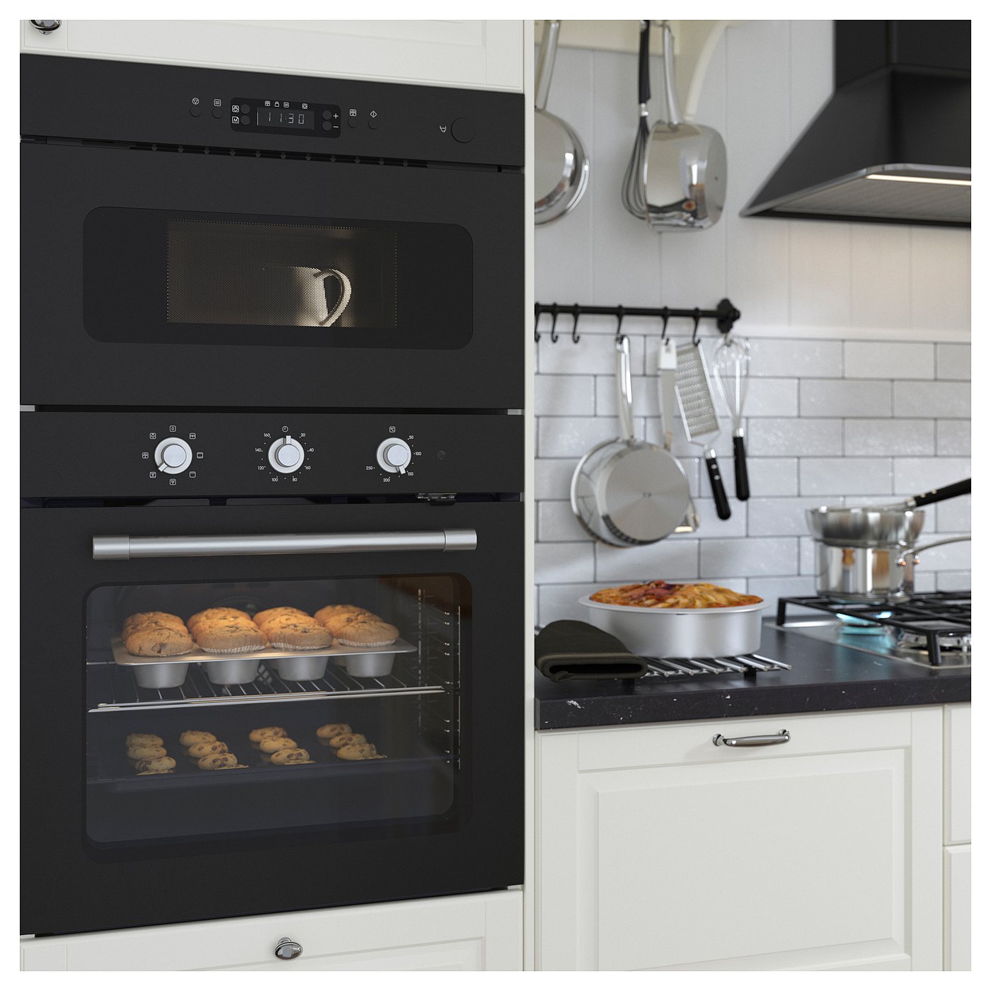 MATTRADITION Forced air oven, black - IKEA