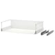 Option: MAXIMERA white drawer unit with metal runners, minimalist design, ideal for storage.