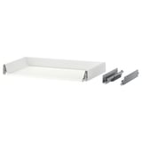 MAXIMERA white drawer with metal runners.