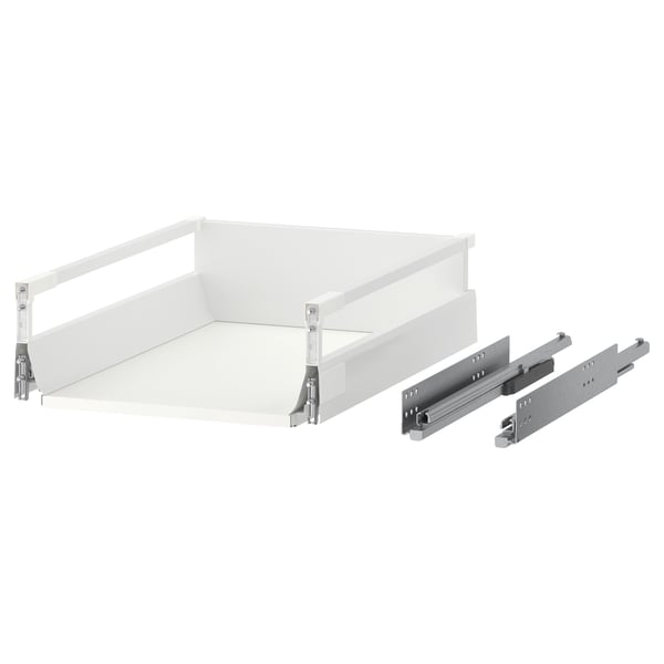 White MAXIMERA drawer with steel runners